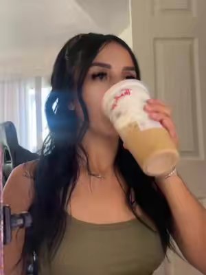 TikTok post by @rosa_brito0 for ANECOES. Caption reads: ✨ @ANECOES official @Wtvane @TOPICALS @Starbucks....