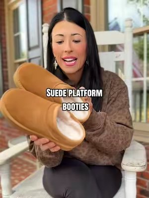 TikTok post by @heatheronthego for Dream Pairs. Caption reads: Love a good duparoonie @Dream Pairs #platformshoes....