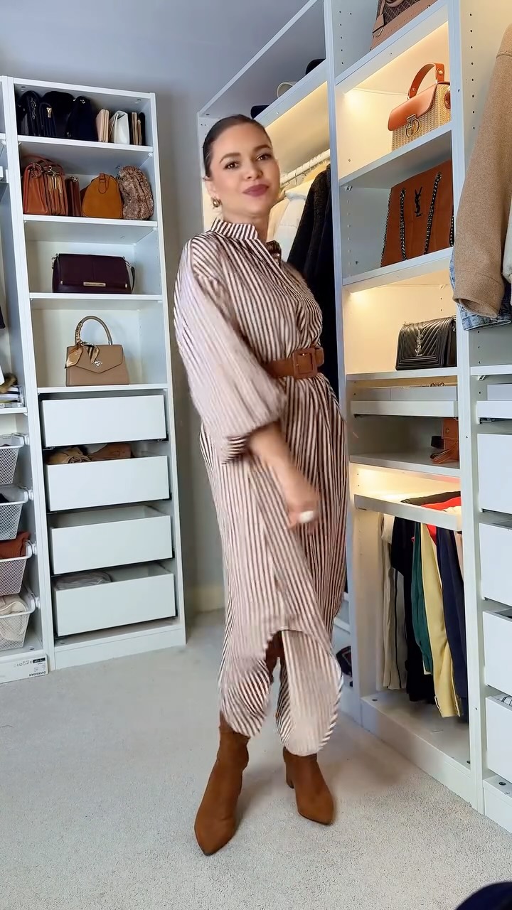 Instagram post by @stylebyfabi for Allegra K. Caption reads: [...] 15% off with my code: kolfabi15 #ad....