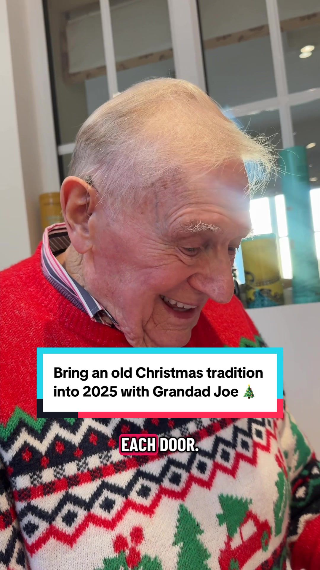 TikTok post by @grandadjoe1933 for American Greetings. Caption reads: This Peanuts Digital Advent Calendar 2025 brings....