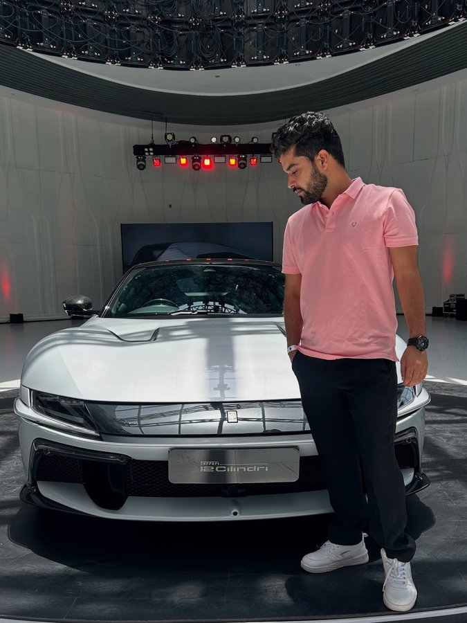 Instagram post by @ronalbhati for Ferrari. Caption reads: 🏎️ Ferrari dreams, real-life scenes.
From the....