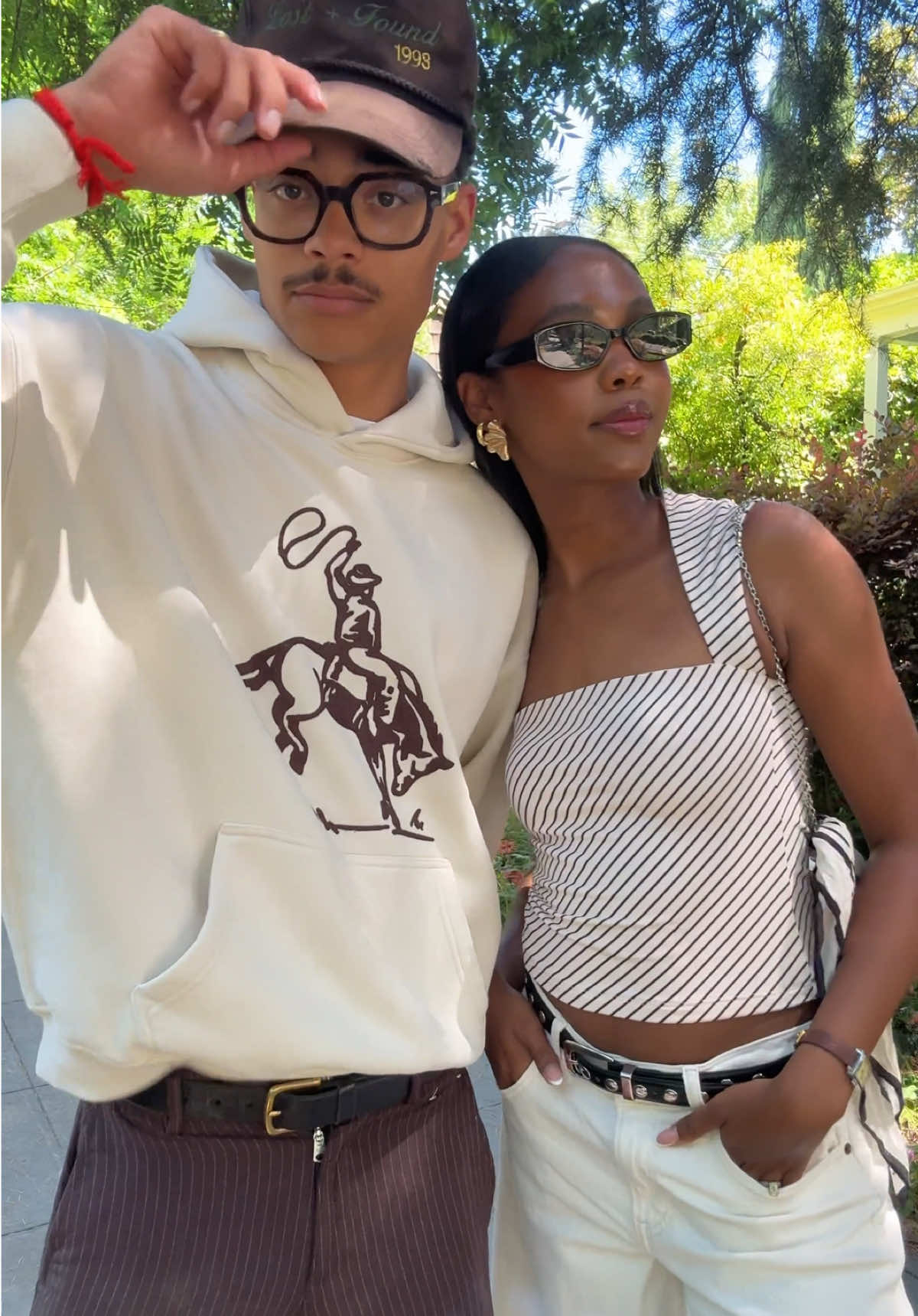 TikTok post by @livinglauryn for Abercrombie & Fitch. Caption reads: #AbercrombiePartner City walks, summer fits! get....