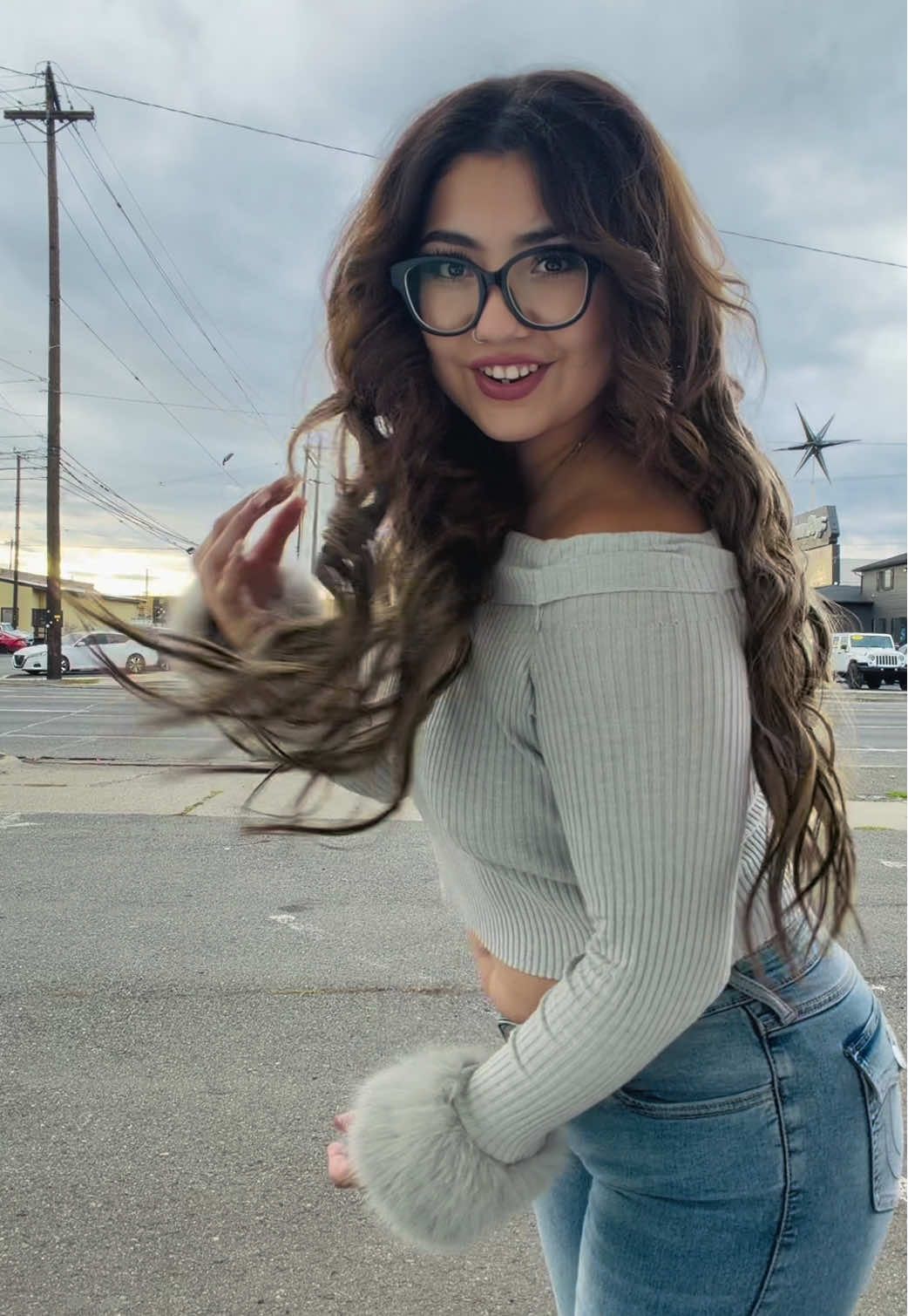 TikTok post by @baristamomma_ for Kookastyle Hair Extensions. Caption reads: In Love With These Extensions @kookastyle hair....