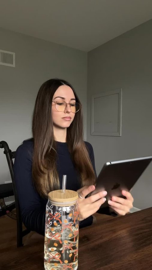 Instagram post by @girlhoodprincess for Printify. Caption reads: Turning your glass cups cute and selling them to....