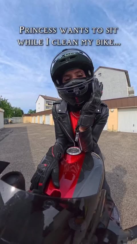 Instagram post by @nastyriders for Monster Fairings. Caption reads: Even 👸🏽 enjoy being independent sometimes 💅 •....