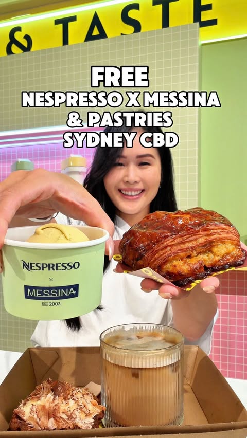 Instagram post by @anniesbucketlist for Gelato Messina. Caption reads: [...] end of March in collaboration with....