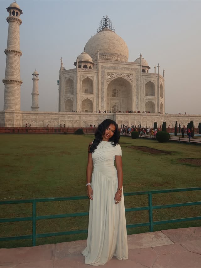 Instagram post by @charismastev for Meshki. Caption reads: should’ve extended my flight.