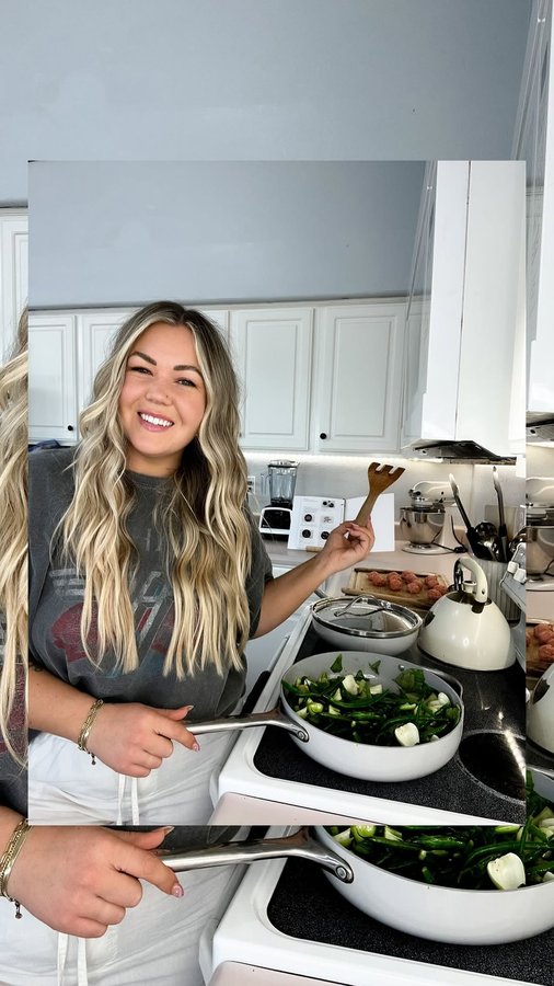 Instagram post by @alexsismae for Home Chef. Caption reads: I tried @realhomechef and I was blown away by the....