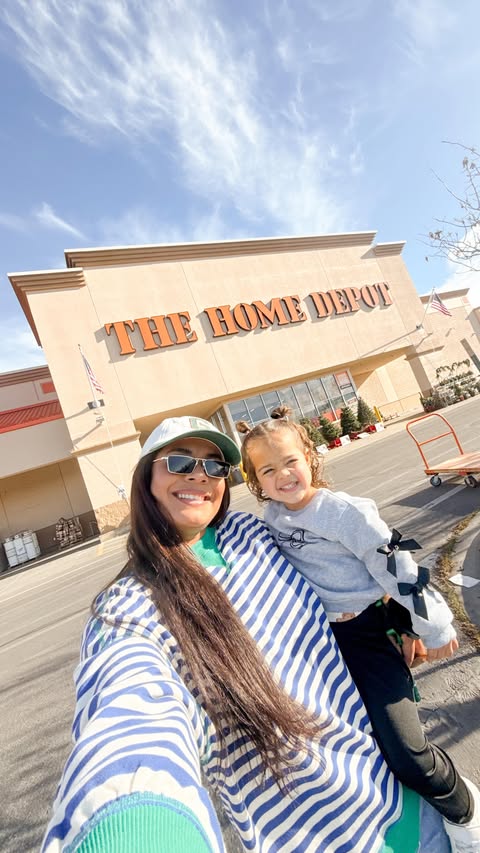 Instagram post by @_jessyclark for The Home Depot. Caption reads: #Sponsored @homedepot 
Home Depot is officially my....