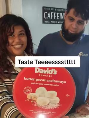 TikTok post by @almasoria.19 for David's Cookies. Caption reads: [...] we've ever had in our life! 😍✨ @David's....