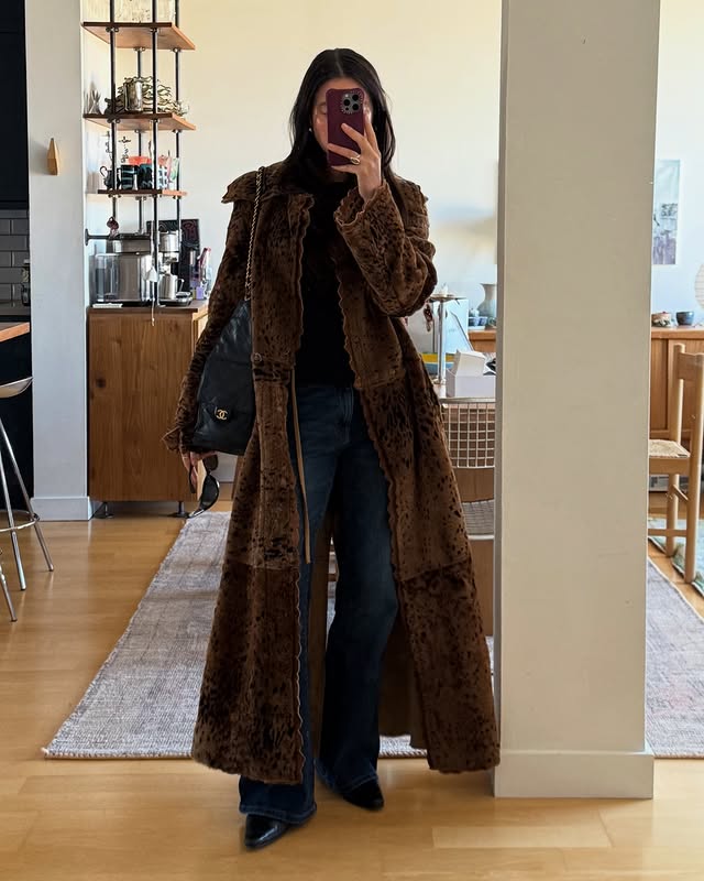 Instagram post by @sasha.mei for Madewell. Caption reads: Winterized wardrobe!

—bag gifted.