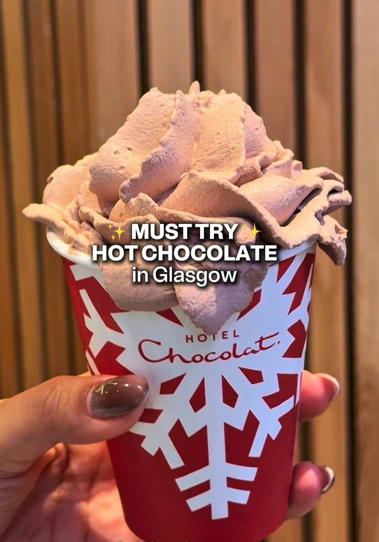 TikTok post by @foodngems for Hotel Chocolat. Caption reads: [...] Recently I visited the famous @Hotel....