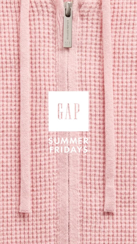 Instagram post by @barbieferreira for Summer Fridays. Caption reads: A love letter to staying in. Gap × Summer Fridays.....