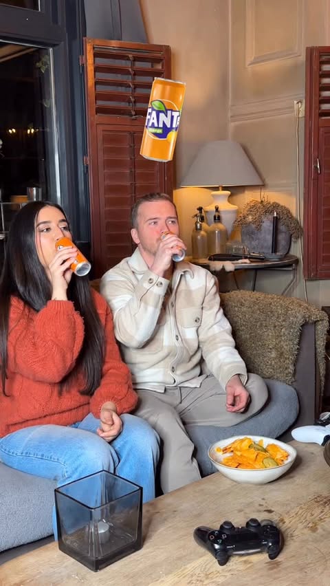 Instagram post by @fedoualicious for Fanta. Caption reads: Fanta transformed a boring Saturday night to [...].