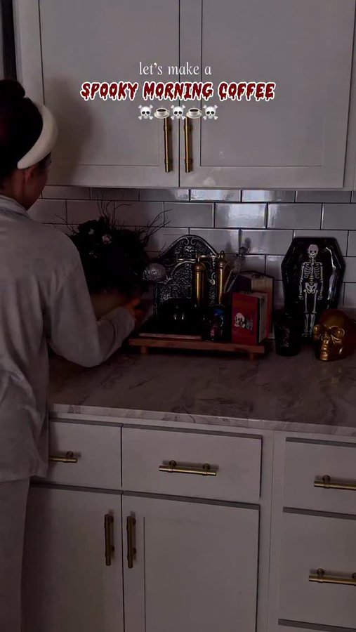 Instagram post by @gracelynnhewitt for Lifeboost Coffee. Caption reads: the spookier, the better 👻☕️ who wants to win a 3....