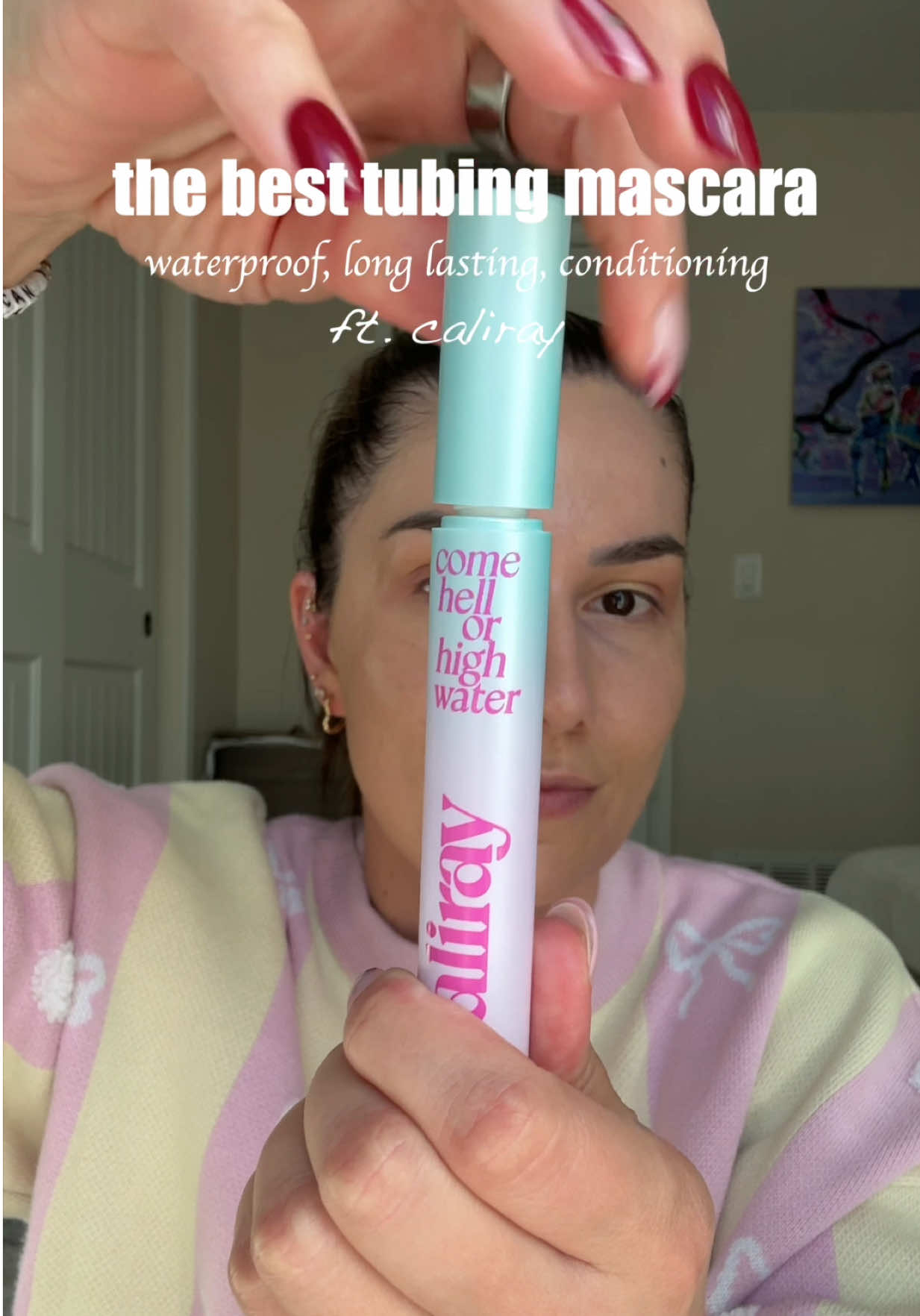 TikTok post by @adaatude for Caliray. Caption reads: [...] the easiest, mess free formula from @caliray....