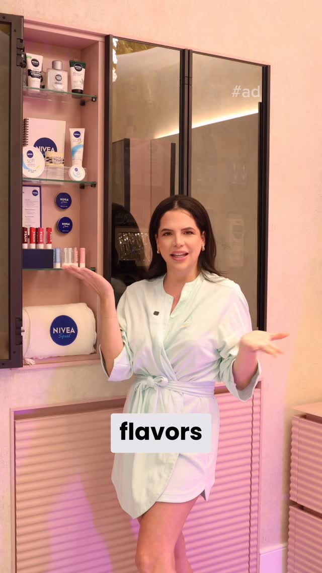 Instagram post by @camilaguiribitey for NIVEA USA. Caption reads: Que comience el tour de mi cuarto nuevo !!! Today,....