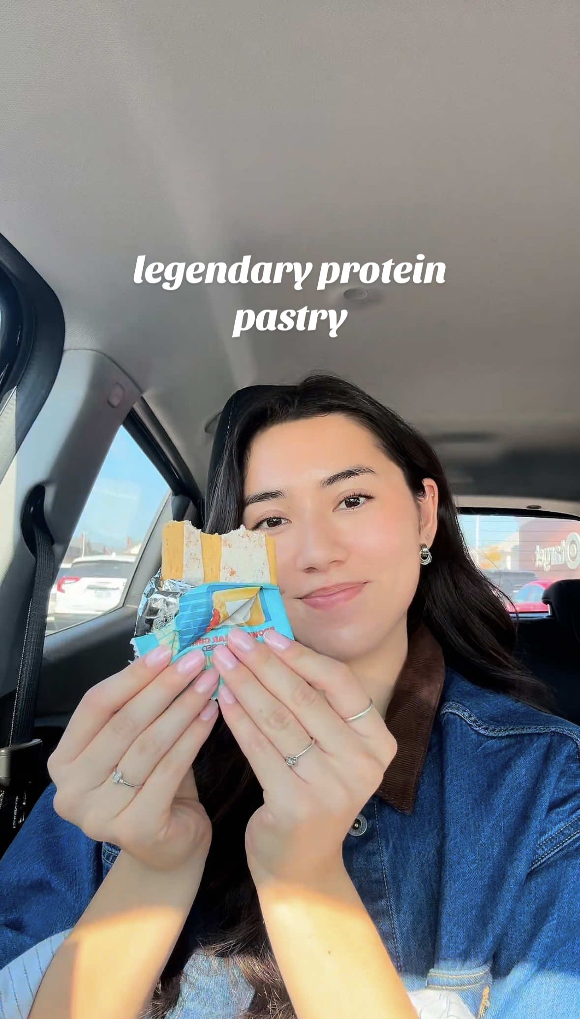 TikTok post by @samansa_lilly for Legendary Foods. Caption reads: [...] #fyp #viral #ugc #contentcreator @Legendary....