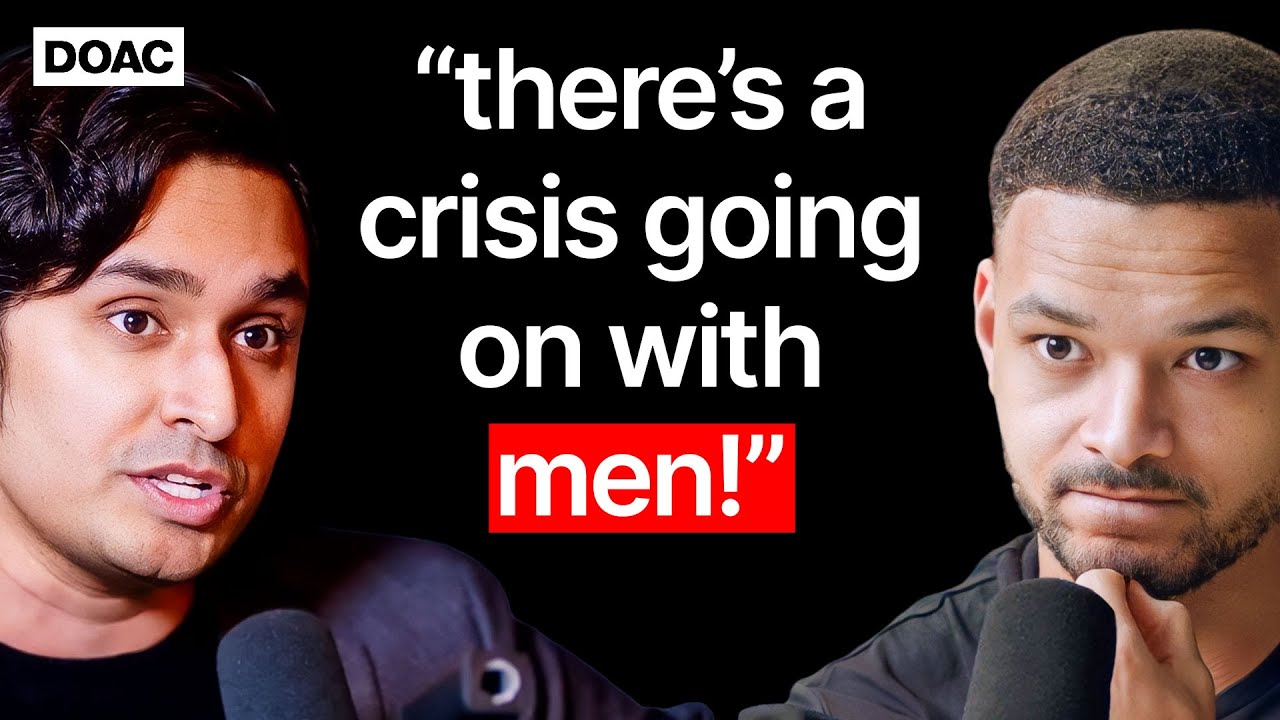 YouTube post by @TheDiaryOfACEO for PAPYRUS. Caption reads: Dr K: "There Is A Crisis Going On With Men!",....