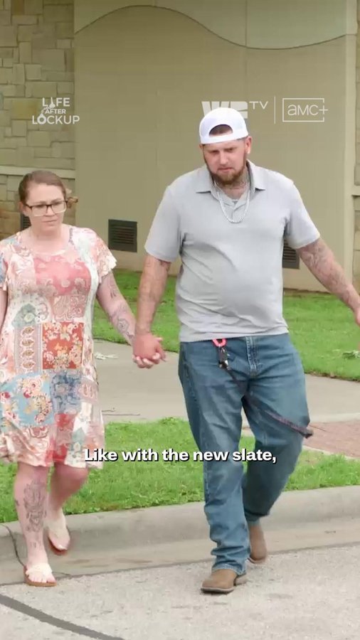 Instagram post by @loveafterlockup_wetv for We TV. Caption reads: When he said "lock" it in, he meant it...🔒 A new....