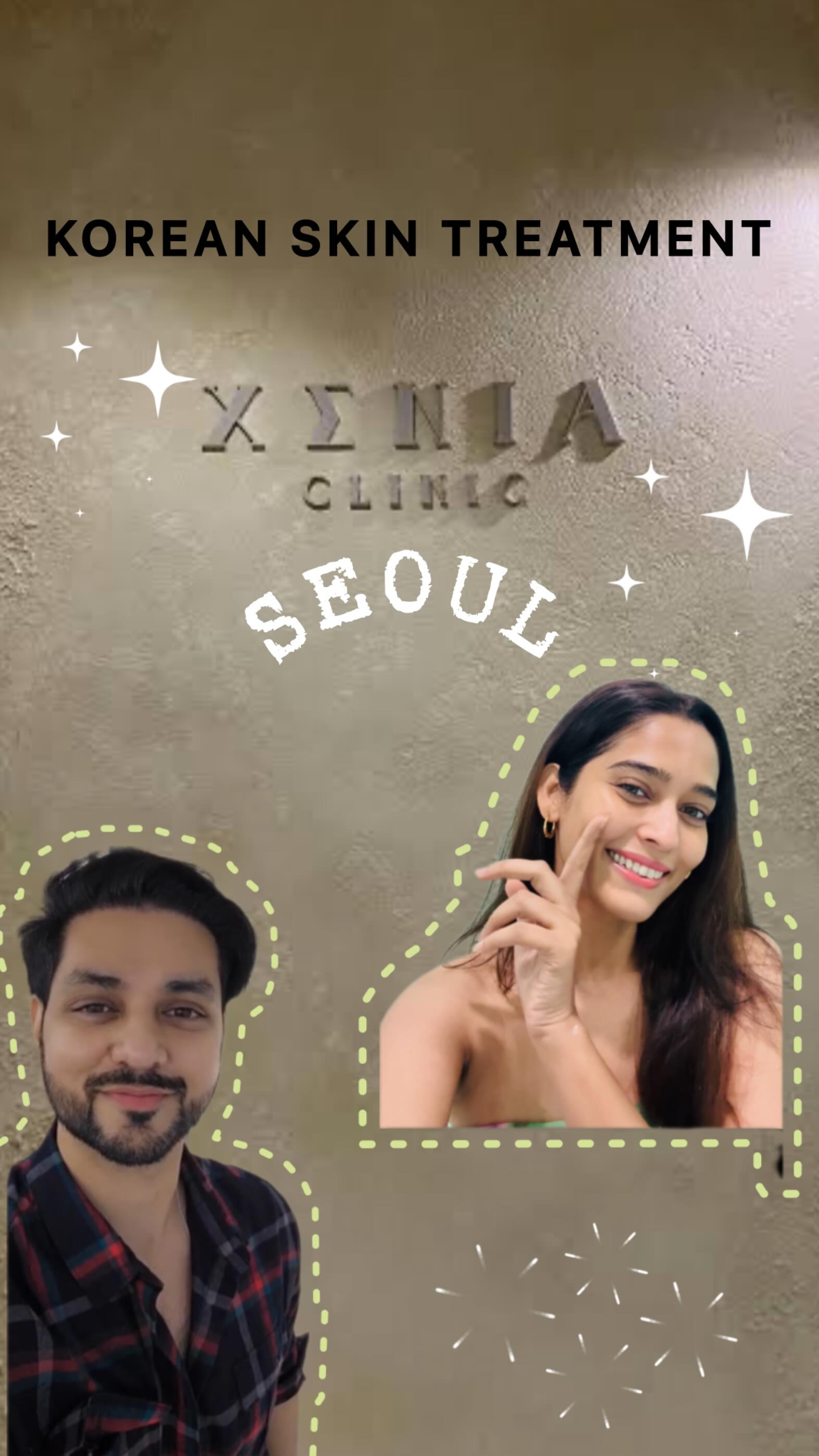 Instagram post by @shaktiarora for Xenia Clinic. Caption reads: We’ve tried a lot of clinics, but Xenia Clinic in....