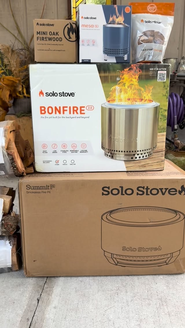 Instagram post by @toolsbydesign for solostove. Caption reads: It's time to give SOLO Stove a try. Smokeless....