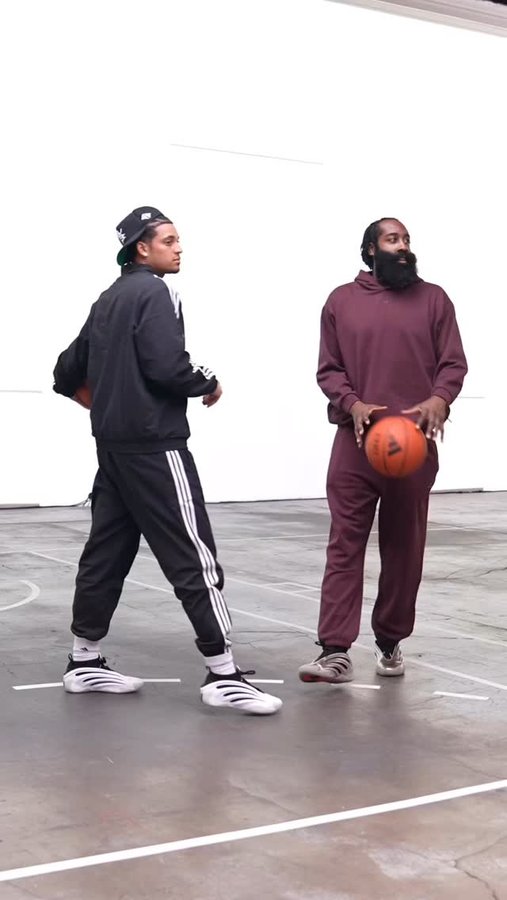 Instagram post by an influencer for adidas Basketball. Caption reads: All-Star Weekend With @adidasbasketball and....