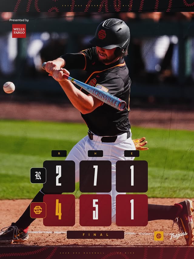 Instagram post by @b1g_d1baseball for Wells Fargo. Caption reads: [...] best start since 2015✌️ #FightOn x....
