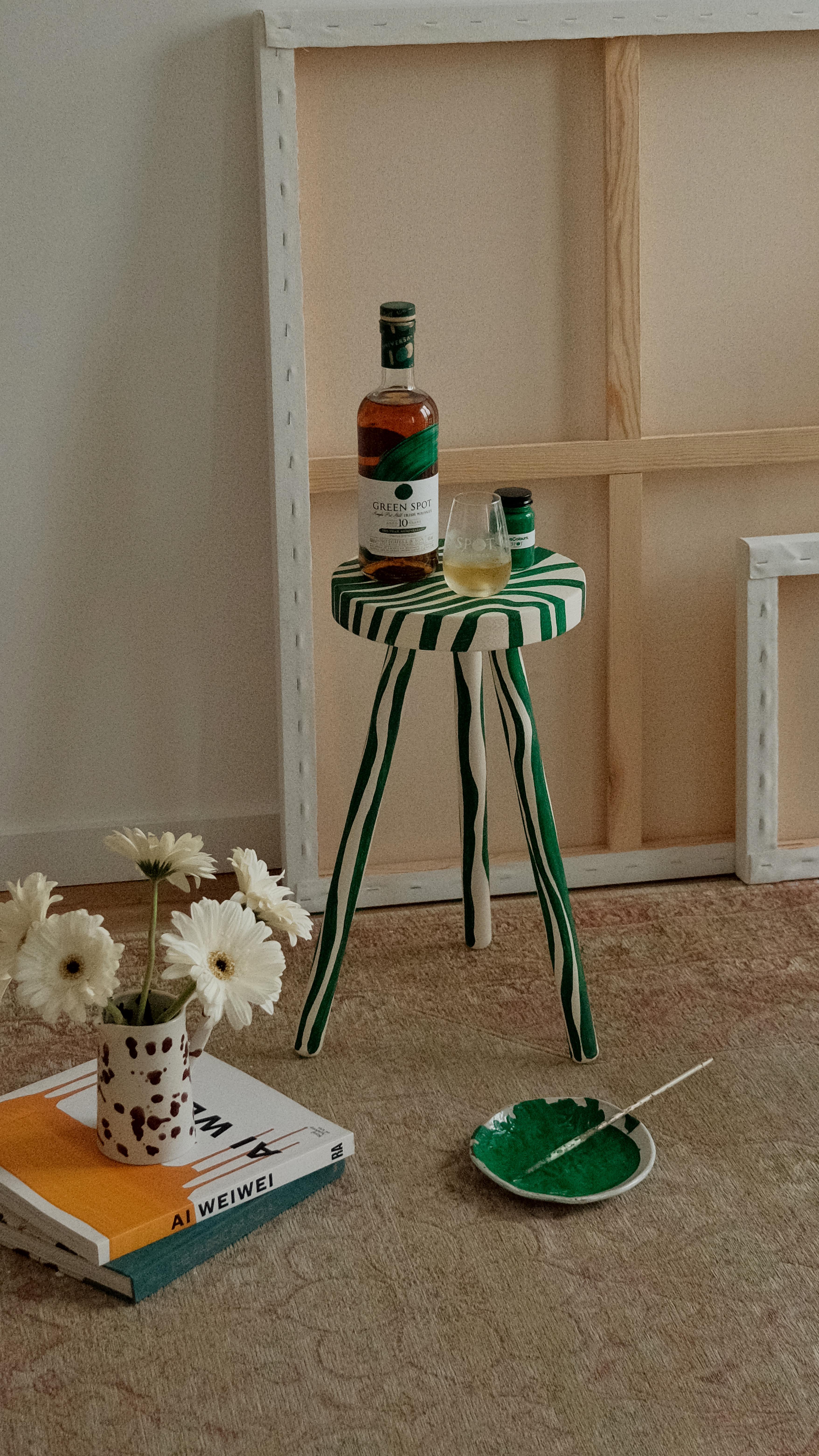 Instagram post by @roseenglandlondon for YesColours. Caption reads: Adding some colour to my new studio! 

Spot....