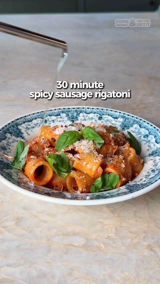 Instagram post by @frankiecooks for Food52. Caption reads: New Sunday Sauce unlocked. @frankiecooks came by....