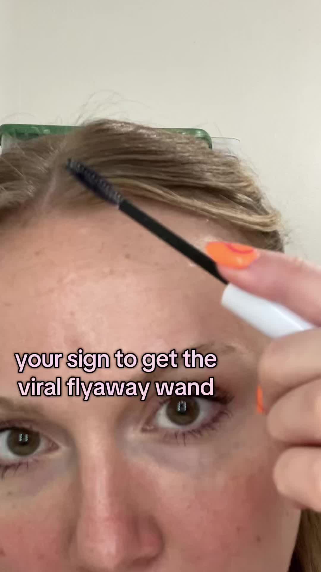 TikTok post by @candaceflynnofficial for BondiBoost. Caption reads: held back my bangs and everything #fyp #grwm....