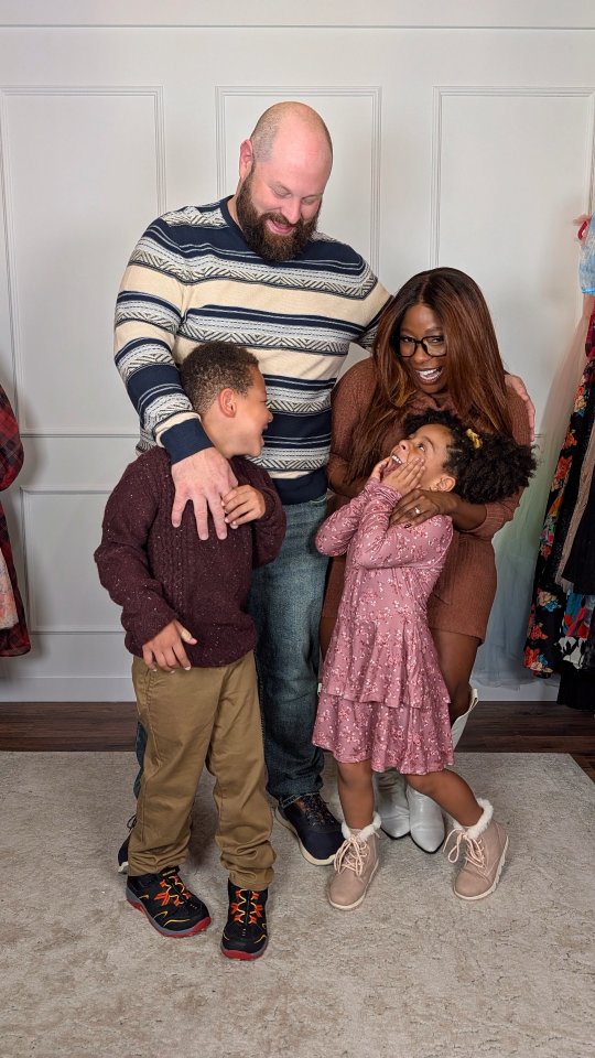 Instagram post by @kamexplainsitall for Stitch Fix. Caption reads: Not to be dramatic, but these holiday cards might....