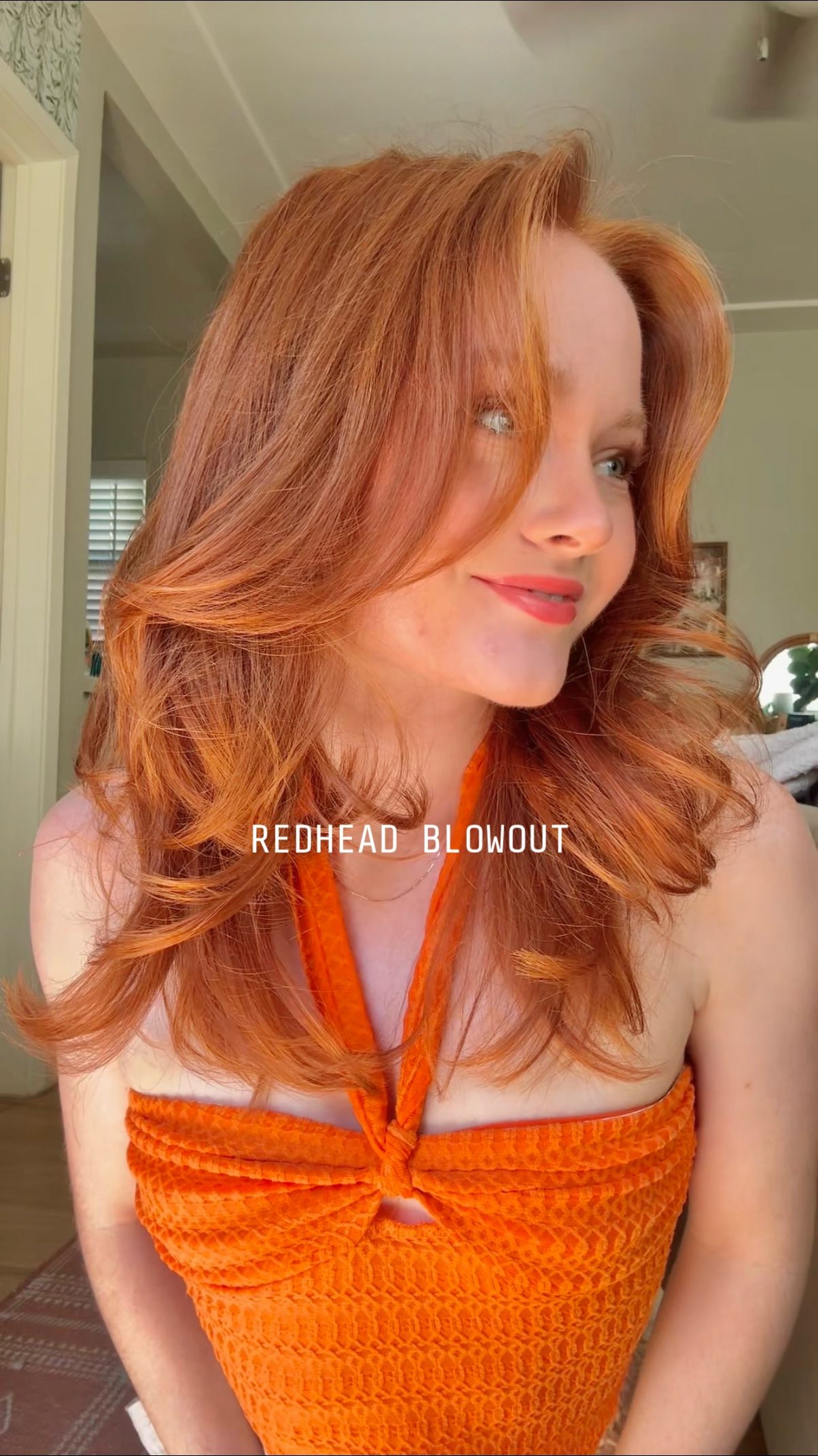 Instagram post by @mackenziedaviz for Drybar. Caption reads: lil hair content for your feed 👩🏻‍🦰 @thedrybar....