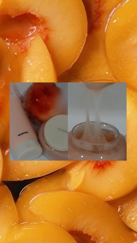 Instagram post by @itsruahhh for Whipped. Caption reads: Whipped Peach Pear🍑 @whipped._global [...].