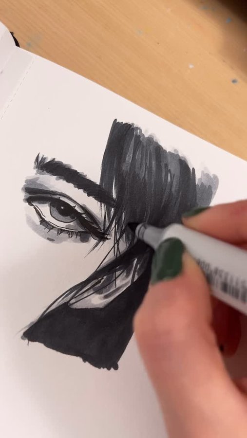Instagram post by @ogygia_art for Copic. Caption reads: Big thanks to @copic_official_us for sending me....