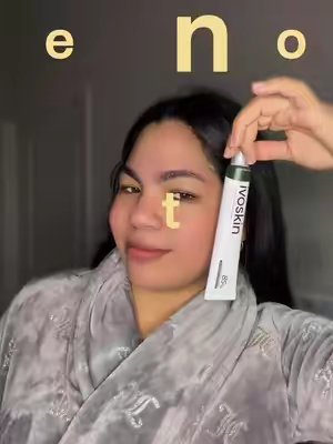 TikTok post by @katerinarteaga_ for Ivoskin. Caption reads: ✨morning routine✨💖 #IVOSKIN #CicaCream....