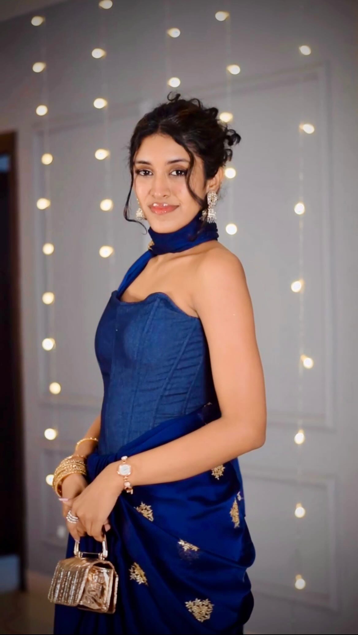 Instagram post by @in.her.wardrobe for Zivame. Caption reads: Celebrate every curve this Diwali ✨
With corsets....