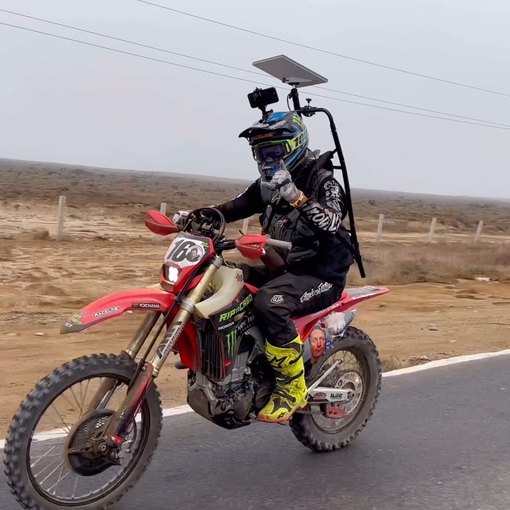 Instagram post by @jcrhonda for Raceline Wheels. Caption reads: [...] in !! #yokohamatire @onxoffroad....