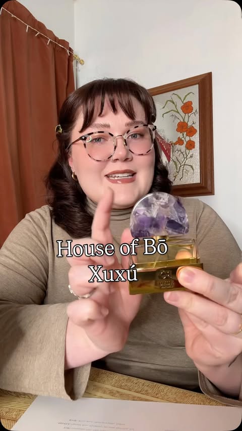 Instagram post by @eliselovessmells for House of Bō. Caption reads: (PR) @houseofbo.co Xuxú is finally here....