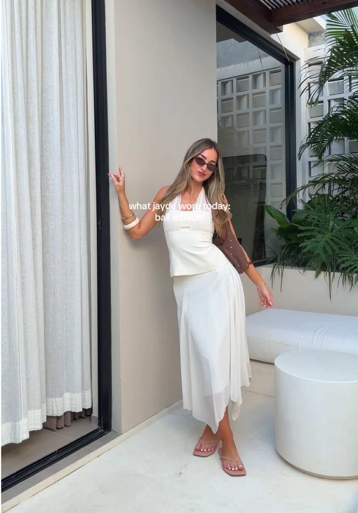 TikTok post by @jayde.hand for Universal Store. Caption reads: in my girly era @Perfect Stranger @Universal Store....