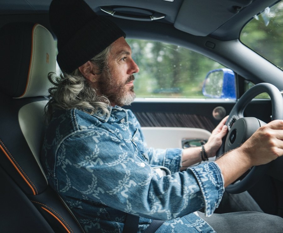 Instagram post by @therealoeckerli for Rolls-Royce Motor Cars. Caption reads: Luxury on Wheeels: „Sunday adventure in a....