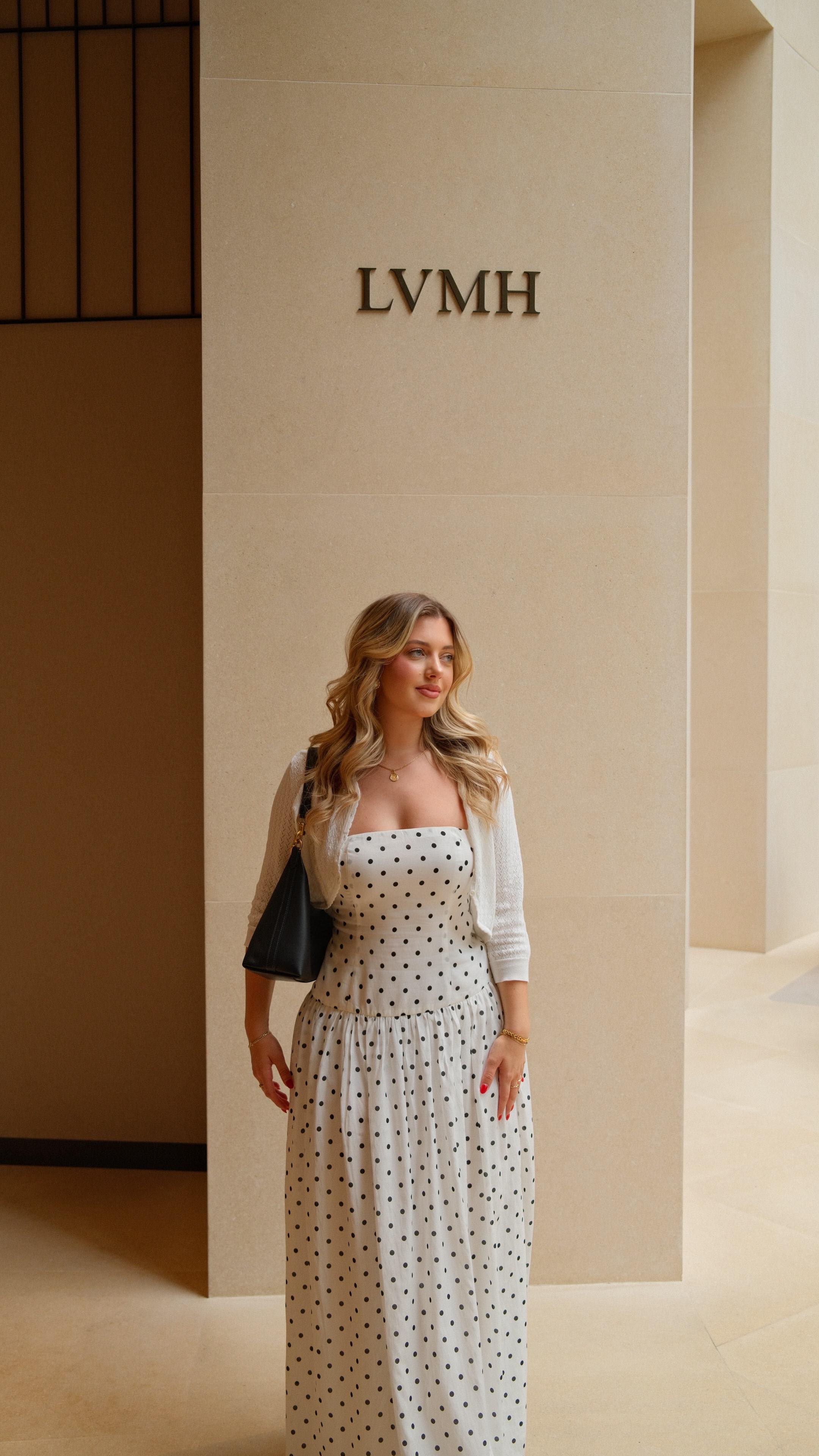 Instagram post by @enfliquecreative for LVMH. Caption reads: @lvmh isn’t just shaping the future of fashion…....