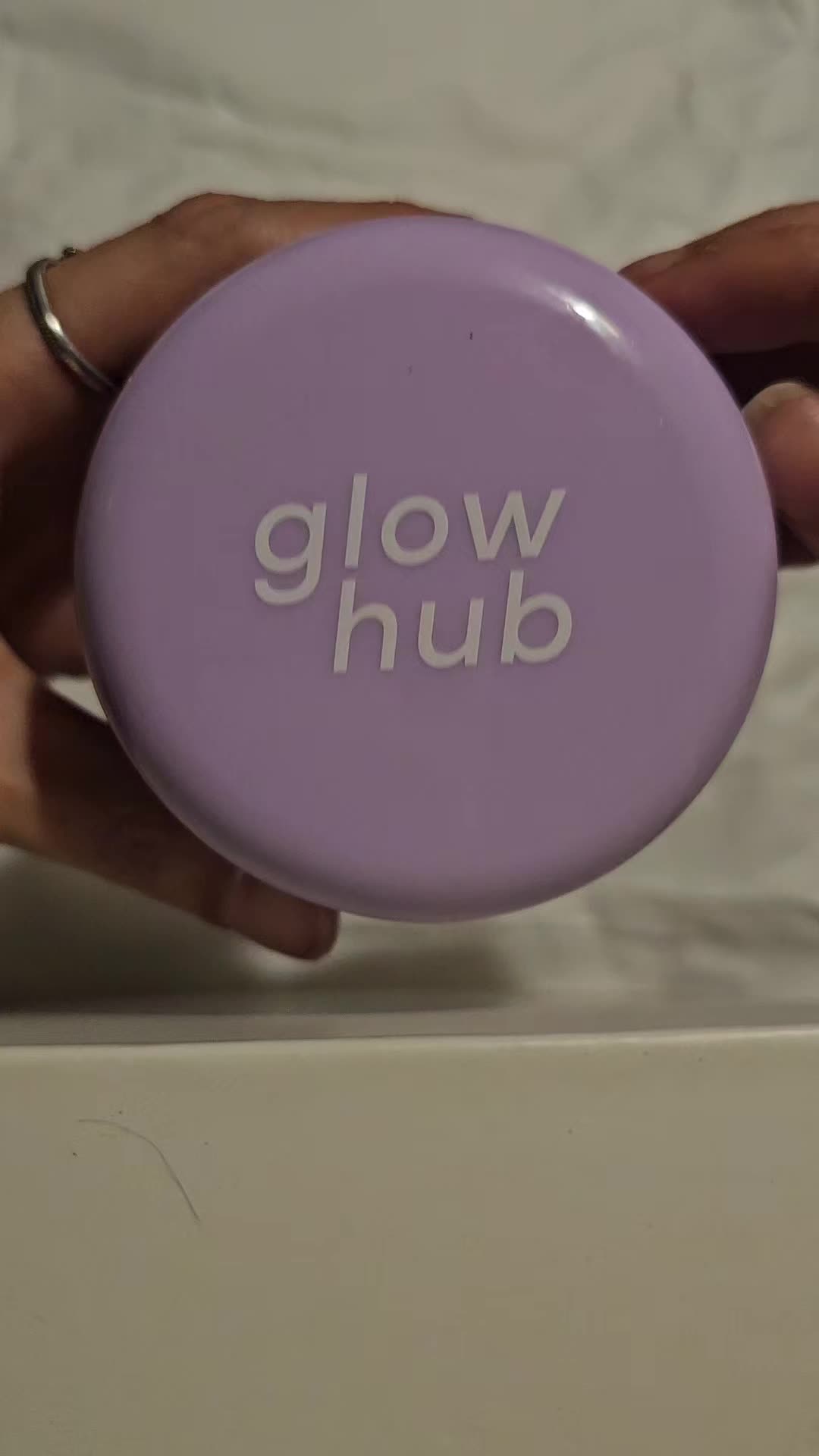 TikTok post by @kerrydeville226 for glow hub. Caption reads: @Glow Hub I would love to try the whole range my....