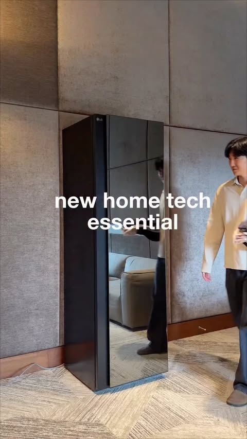 Instagram post by @mr.jodigo for LG USA. Caption reads: [...] this closet in my future home 😤 this @lgusa....