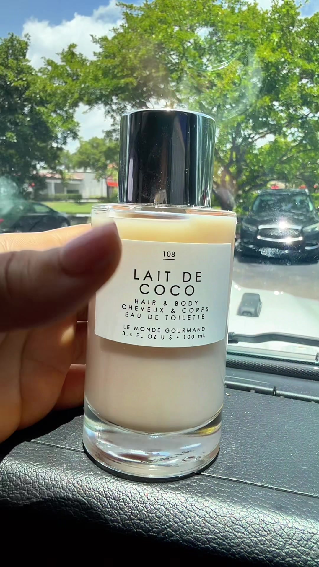 TikTok post by @aquilaskyofficial for Le Monde Gourmand. Caption reads: [...] + Scent into a whole experience! @Le Monde....
