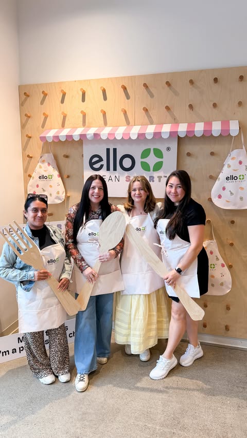 Instagram post by @itsabbysworldafterall for Ello Products. Caption reads: [...] chance to celebrate the launch of....