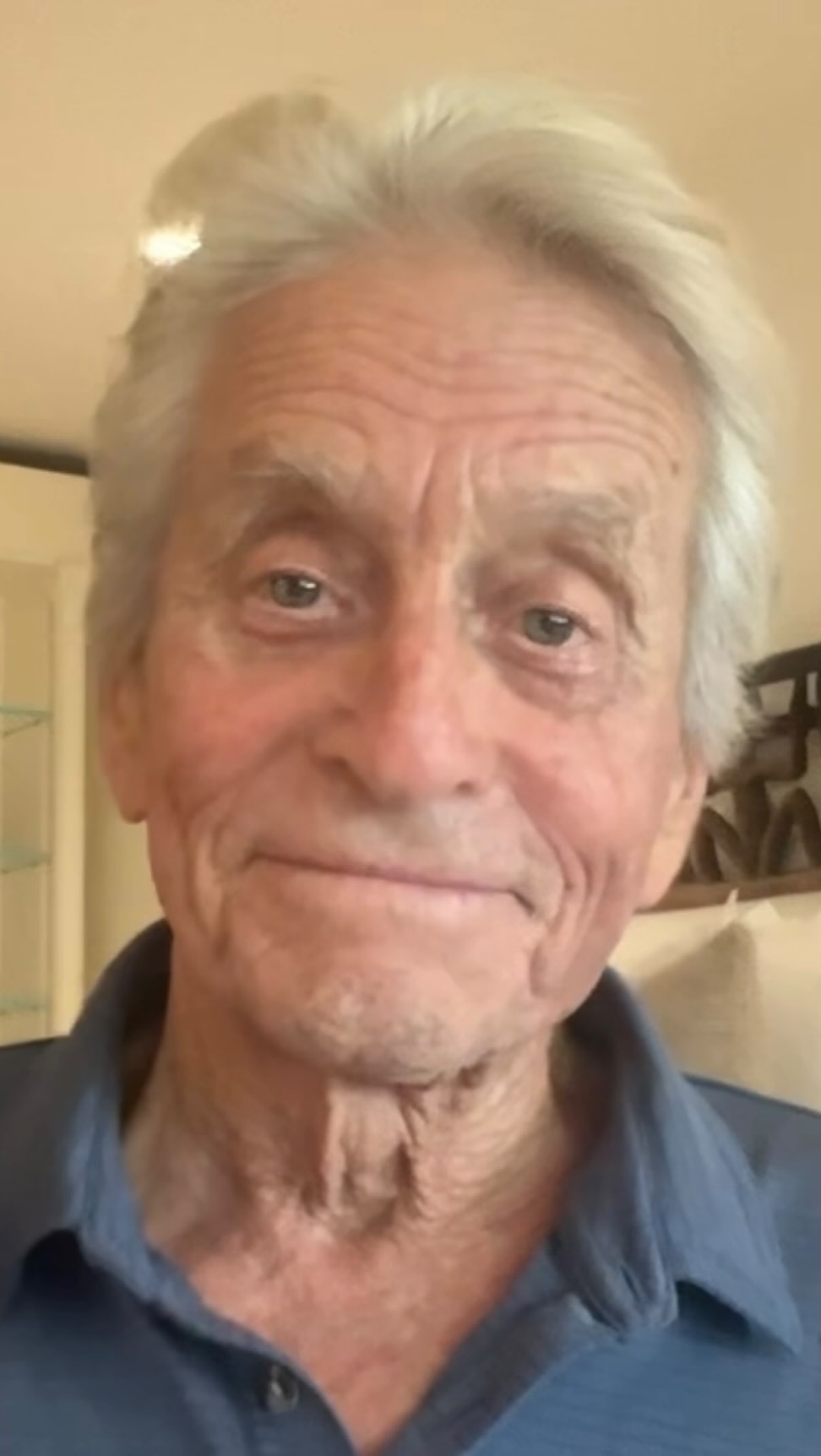 Instagram post by @michaelkirkdouglas for Warner Bros.. Caption reads: Hello, friends! I hope everyone’s week is off to a....