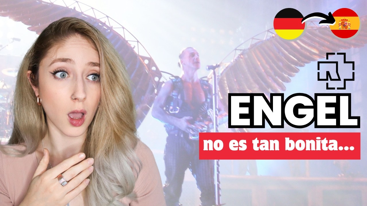 YouTube post by @AndyGMenBerlín for italki. Caption reads: “Engel” by RAMMSTEIN Translated into Spanish....