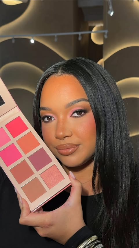 Instagram post by @facebyflavioluviano for Juvia's Place. Caption reads: these blushes are to die for 🥵🤍 @juviasplace....