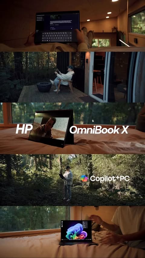 Instagram post by @rpn for HP. Caption reads: [...] versatile laptop I’ve ever used. The @HP....